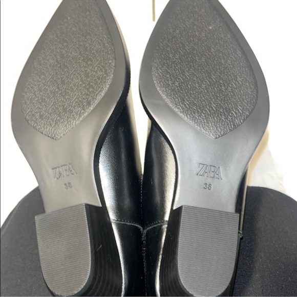 Zara Black Knee-High Boots - Picture 4 of 6